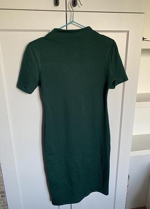 Смарагдове плаття zara