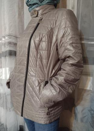 Куртка//origa-украина бомбер куртка разм. 50 стеганая синтепон тонкий4 фото