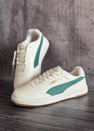 Кросівки puma court ultra lite white mint