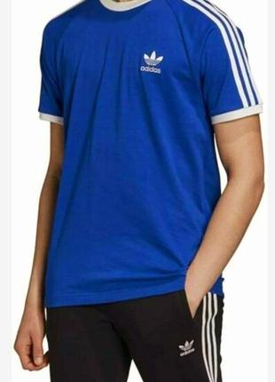 Чоловіча синя футболка adidas original