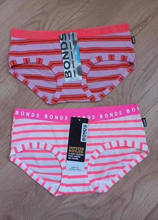 Bonds жіночі трусики хіпстери комплект із 2-х s-розмір. австралія  нові