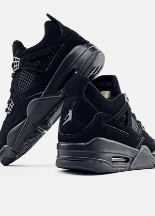 Кросівки nike air jordan 4 retro black cat8 фото