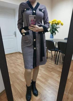 Сукня в клітинку. р. 46