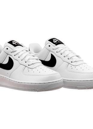 Кроссовки женские nike air force 1 low white black m (dd8959-103) 39 черно-белый5 фото