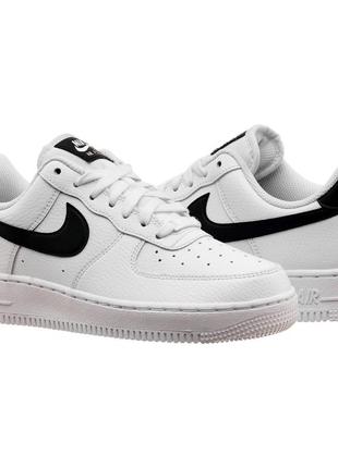 Кроссовки женские nike air force 1 low white black m (dd8959-103) 39 черно-белый