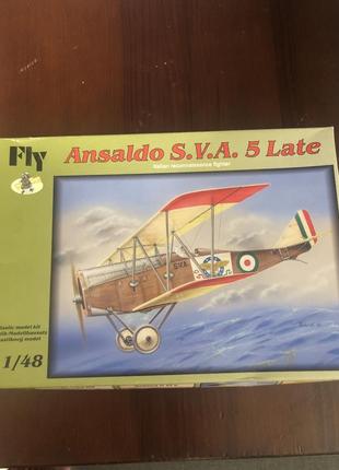 Пластикова модель fly 48007італійський літак ansaldo s.v.a. 5