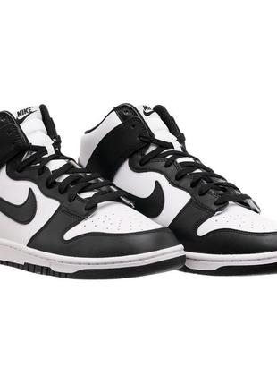 Кросівки чоловічі nike dunk high retro (dd1399-105) 43 чорно-білий5 фото