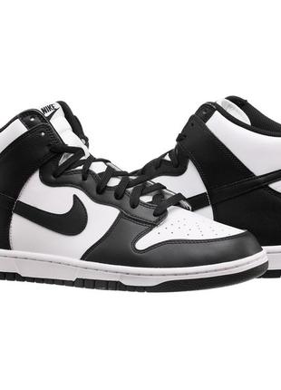 Кроссовки мужские nike dunk high retro (dd1399-105) 43 черно-белый