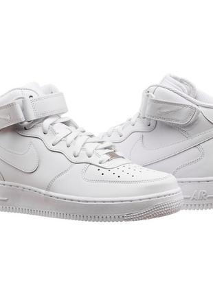 Кроссовки мужские nike air force 1 07 mid (cw2289-111) 42 белый