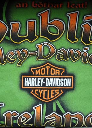 Мотофутболка  harley davidson motorcycles dublin ireland 2022 (l)9 фото
