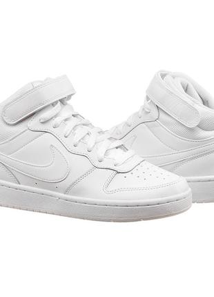 Кросівки жіночі nike court borough mid 2 (gs) (cd7782-100) 38 білий