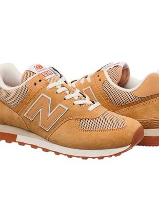 Кросівки чоловічі new balance 574 (ml574bt2) 43 світло-коричневий