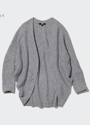 Жіночий кардиган з довгим рукавом 3d суфле uniqlo