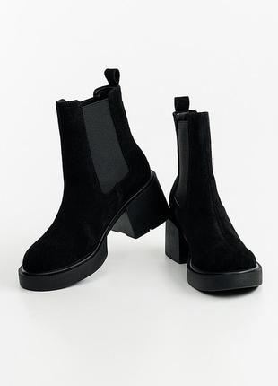 Женские ботинки 40 черный yuki цб-00221808
