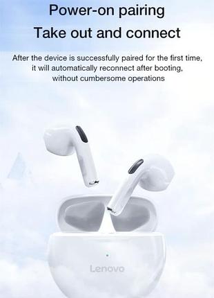 Наушники lenovo thinkplus xt88 white4 фото