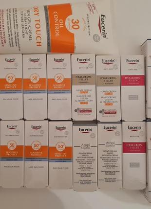 Новый солнцезасильный набор eucerin sensitive protect spf 50+1 фото