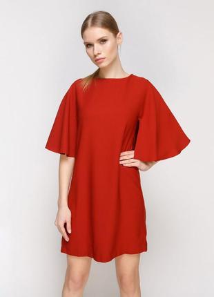 Красное платье свободного покроя р с1 фото