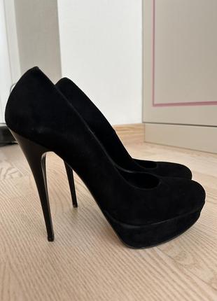 Туфлі замшеві 39р.