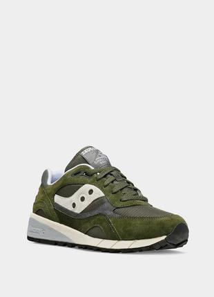 Кроссовки saucony shadow 6000 70441-45s размер 43 темно-зеленый3 фото