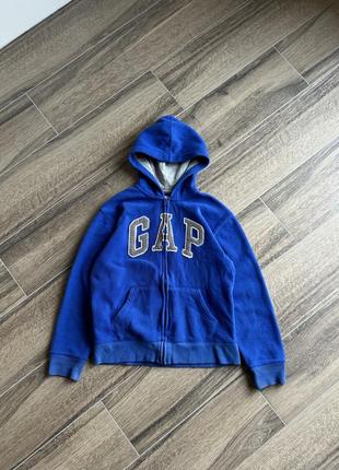 Gap fleece reflective logo zip-hoodie