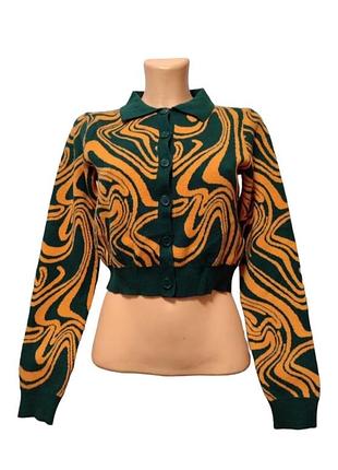 Стильний укорочений кардиган