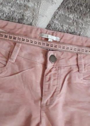 Лакшері трендові 2024-25 джинси мікровельвет  пудрові рожеві maje4 фото
