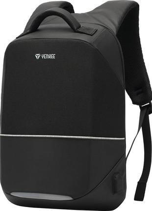 Рюкзак yenkee 20l 15.6" anti theft travel ybb 1501 black (6811352)