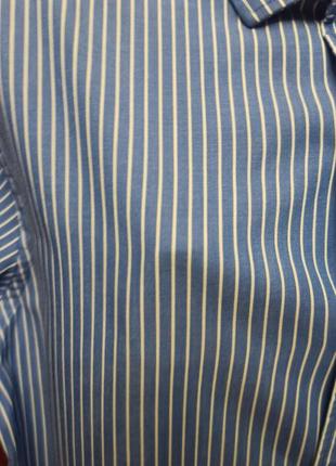 Сорочка в смужку блакитна tommy hilfiger6 фото
