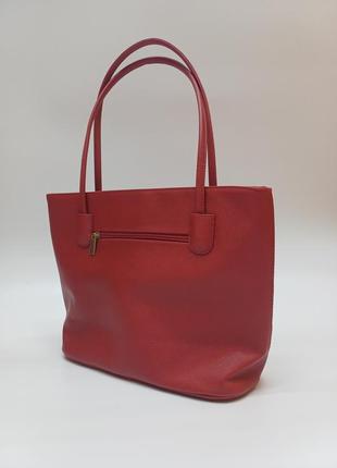 Червона сумка на плече, стильна сумка2 фото