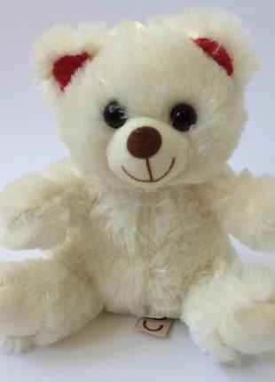 Мягкая игрушка мишка белый плюшевый медвежонок