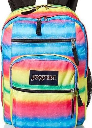 Місткий рюкзак jansport backpack big student 34l різнобарвний4 фото