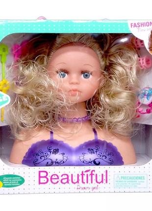 Кукла-манекен для причесок dream girl блондинка mic (my771-1/2/3)