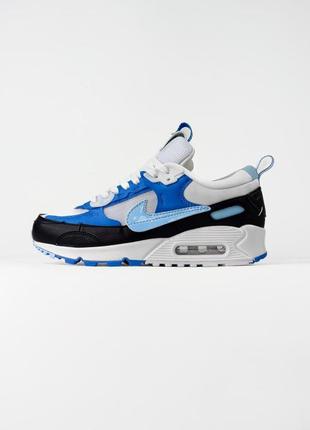 Кроссовки nike air max 90 futura cobalt bliss (найк аир макс)