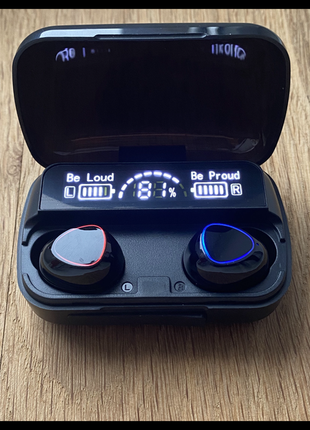 Bluetooth навушники m10 з функцією powerbank