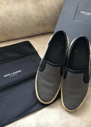 Слипы кеды saint laurent1 фото