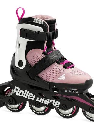 Ролики rollerblade microblade 2023 pink-white 36.5-40