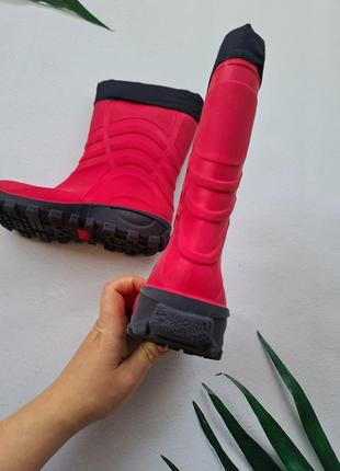 Детские резиновые сапоги(чоботи) со съемным утеплителем на девочку impidimpi 272 фото