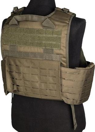 Тактичний жилет - плитоноска mil-tec laser cut molle 134651012 фото