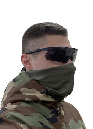 Защитные тактические очки ess черные .3 комплектов линз.толщина линз 3 мм !2 фото