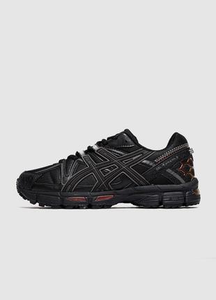 Чоловічі кросівки asics gel-kahana 8 black gold асікс чорного з золотим кольорів