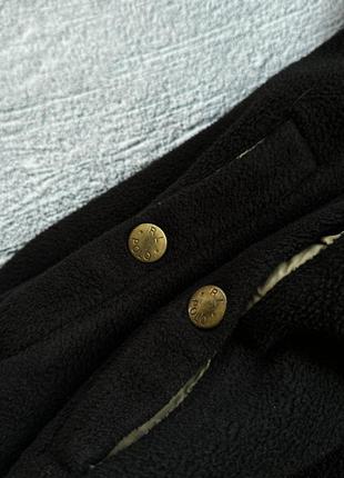 Vintage harrington \ sherpa by polo ralph lauren black7 фото