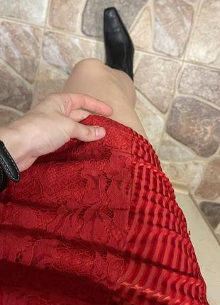 Червона сексуальна сукня на бретелях білизняна по фігурі s4 фото