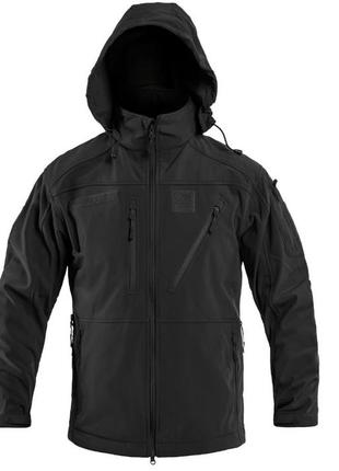 Тактична куртка mil-tec scu 14 softshell - black (10864002) - m