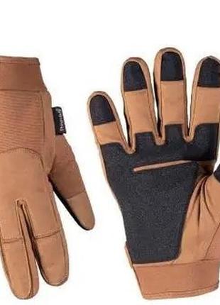 Перчатки армейские тактические зимние с мембраной mil-tec 12520819 койот army gloves winter thinsulate-m