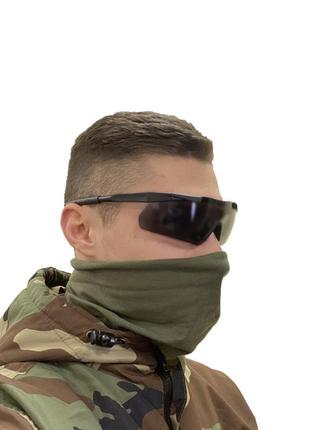 Защитные тактические солнцезащитные .очки .3 комплектов линз ess черные.толщина линз 3 мм !2 фото