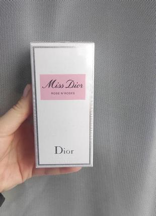 Туалетна вода miss dior rose n'roses, 50 мл