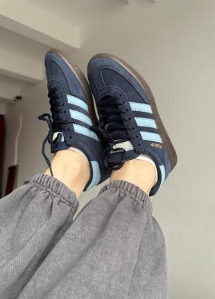 👟 кеди adidas spezial black/blue / наложка bs👟5 фото