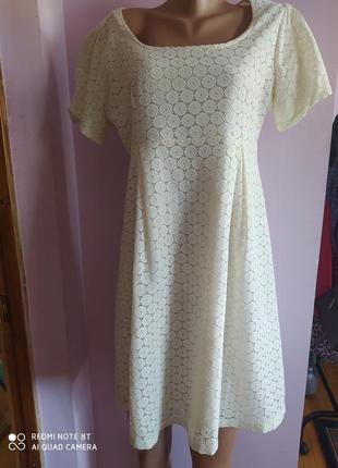 Платье кружевное очень красивое, euro 42, h&m