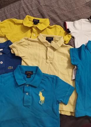 Футболки на 3 роки polo ralph lauren hugo boss lacosre