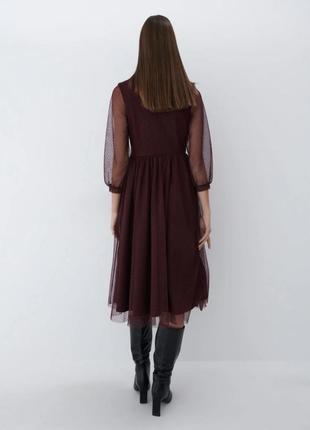 Неймовірно розкішне нарядне плаття сукня міді з декольте на запах, р. л-хл...💋🔥❤️2 фото